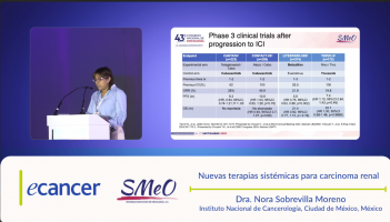 Nuevas terapias sistémicas para carcinoma renal ( Dra. Nora Sobrevilla Moreno - Instituto Nacional de Cacerología. Ciudad de México, México )