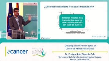 Conferencia Inaugural: Oncología con Common Sense en Cáncer de Mama Metastásico ( Dr. Enrique Soto Pérez de Celis - The University of Colorado Anschutz Medical Campus, Colorado, USA )