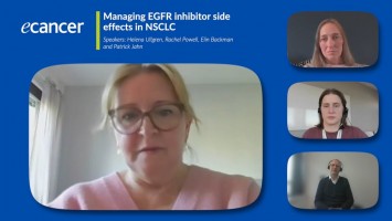 2: Managing EGFR inhibitor side effects in NSCLC: Skin toxicity impact, adherence challenges, and nursing management ( Helena Ullgren, Rachel Powell, Patrick Jahn and Elin Backman Stålnacke )
